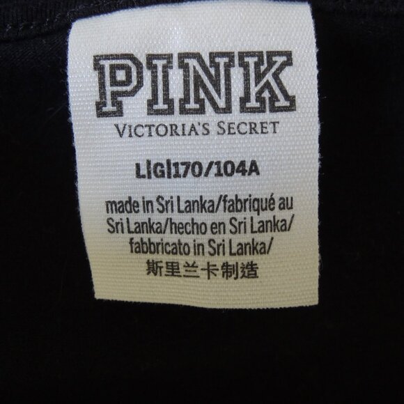 VS Pink Black & White Floral Daisy Bodysuit L - Picture 4 of 5